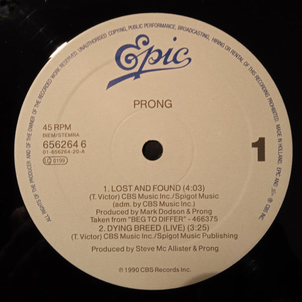Prong : Lost And Found (12", Maxi)