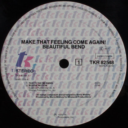 Beautiful Bend : Make That Feeling Come Again! (LP, Album)