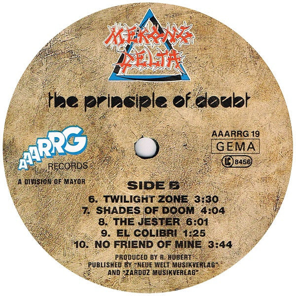 Mekong Delta : The Principle Of Doubt (LP, Album)