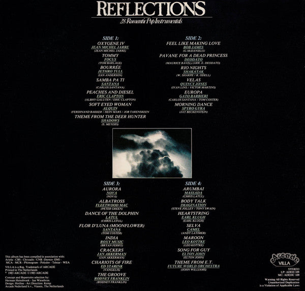 Various : Reflections - 28 Romantic Pop Instrumentals (2xLP, Comp)