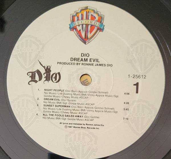 Dio (2) : Dream Evil (LP, Album, All)