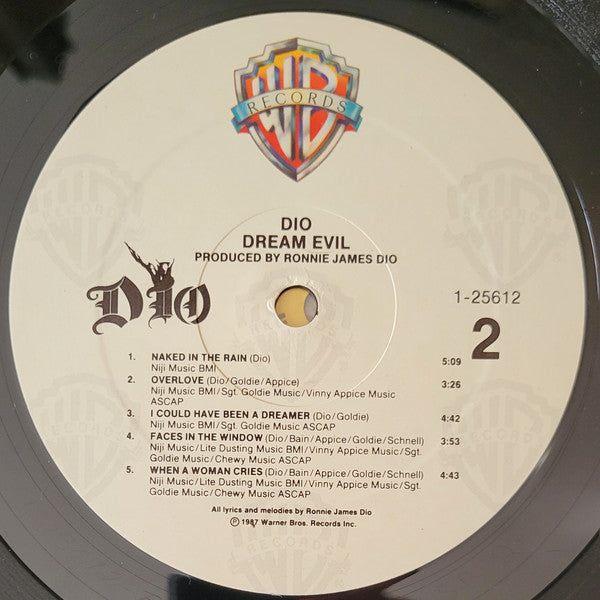 Dio (2) : Dream Evil (LP, Album, All)