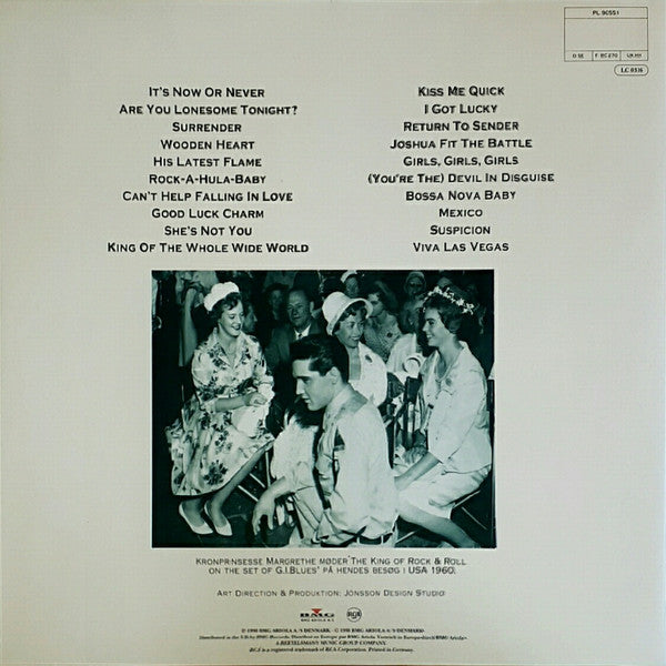 Elvis Presley : Danske Single Hits (LP, Comp)