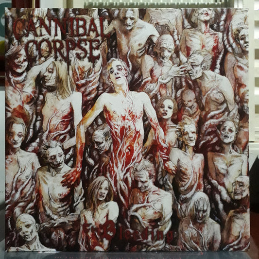 Cannibal Corpse : The Bleeding (LP, Album, RE, RM, Red)