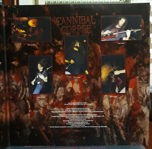 Cannibal Corpse : The Bleeding (LP, Album, RE, RM, Red)