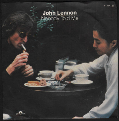 John Lennon : Nobody Told Me (7", Single)