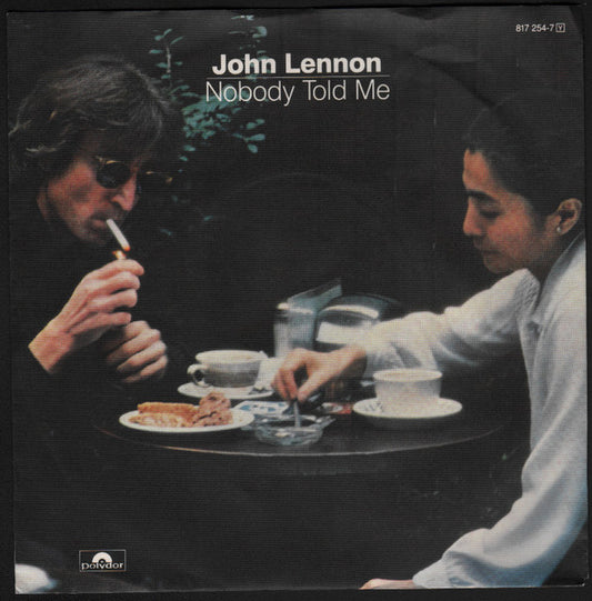 John Lennon : Nobody Told Me (7", Single)
