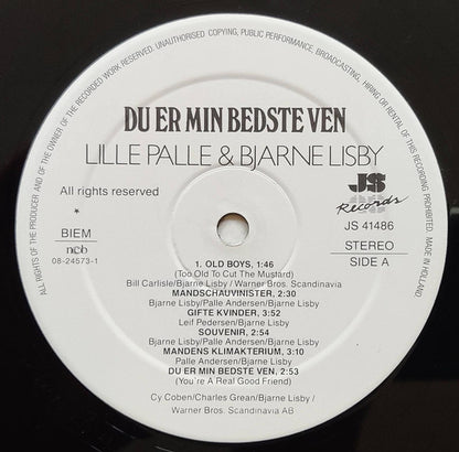 Lille Palle & Bjarne Lisby : Du Er Min Bedste Ven (LP)