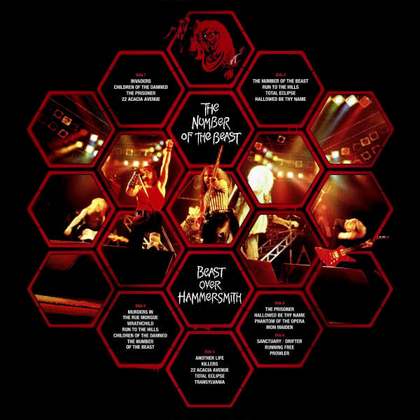 Iron Maiden : The Number Of The Beast / Beast Over Hammersmith (LP, Album, RE, RM + 2xLP, RE + Comp)