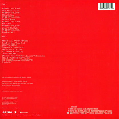 Various : The Bodyguard (Original Soundtrack Album) (LP, Album, RE, Red)