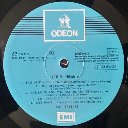 The Beatles : Let It Be = Déjalo Así (LP, Album, RE)