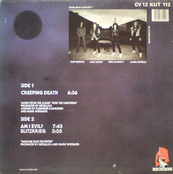 Metallica : Creeping Death (12", RE, Blu)