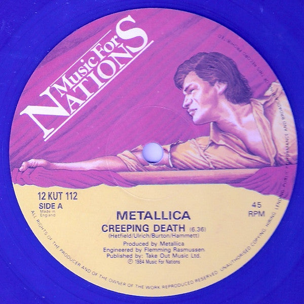 Metallica : Creeping Death (12", RE, Blu)