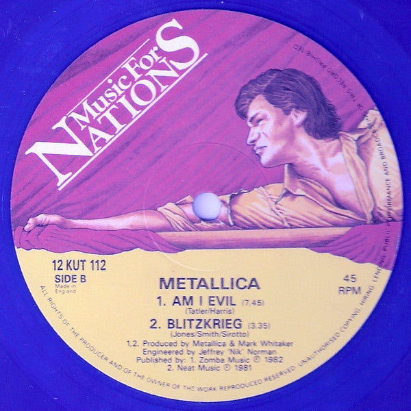 Metallica : Creeping Death (12", RE, Blu)