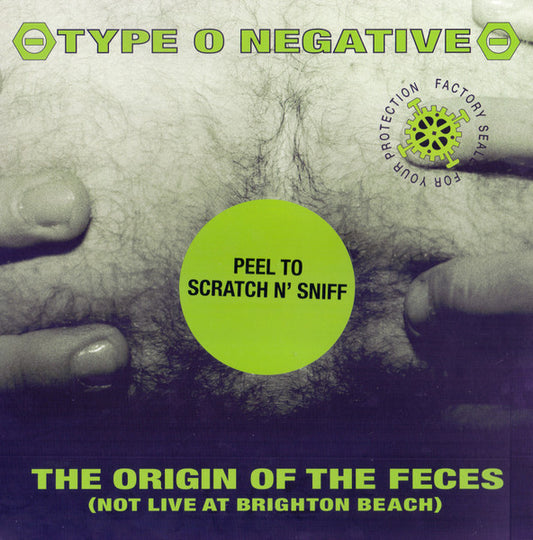 Type O Negative : The Origin Of The Feces (Not Live At Brighton Beach) (2xLP, Album, RE, RM, RP, Gre)