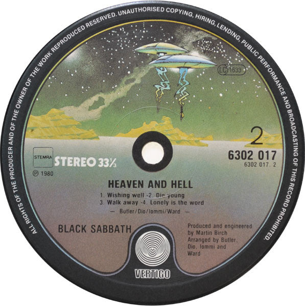 Black Sabbath : Heaven And Hell (LP, Album)