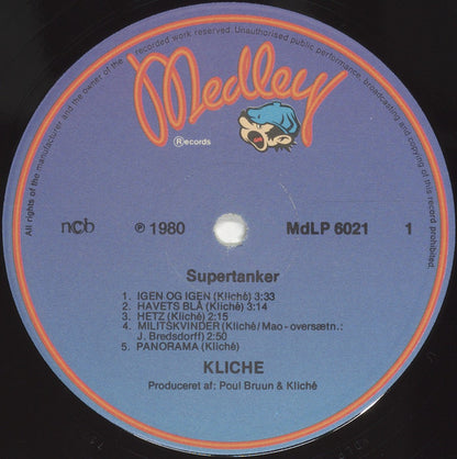 Kliche (2) : Supertanker (LP, Album)