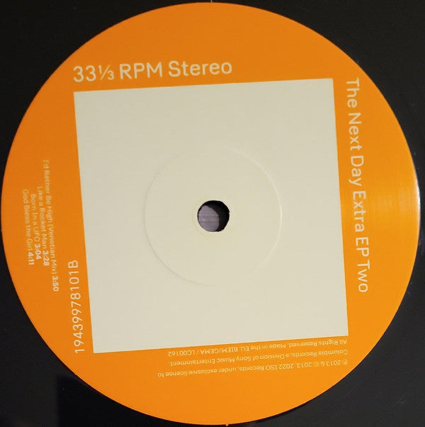 David Bowie : The Next Day Extra EP (12", EP, RSD, RE)