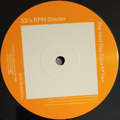David Bowie : The Next Day Extra EP (12", EP, RSD, RE)