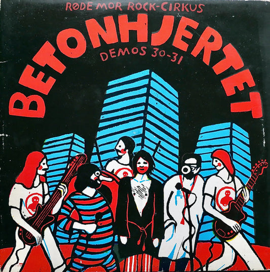 Røde Mor : Betonhjertet (2xLP, Album, Säv)