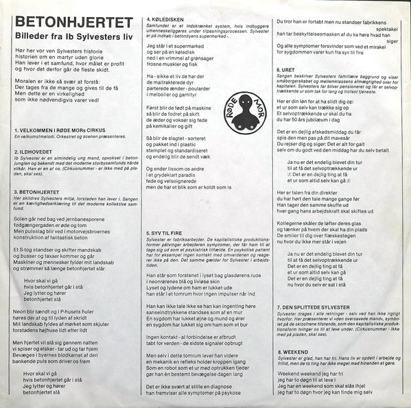 Røde Mor : Betonhjertet (2xLP, Album, Säv)