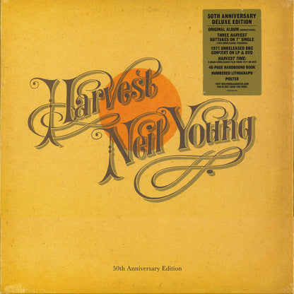 Neil Young : Harvest (LP, Album, RE, RM + LP + 7", Single + DVD + DVD + )