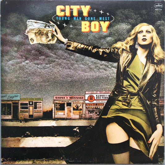 City Boy : Young Men Gone West (LP, Album, Pit)