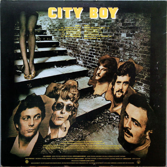 City Boy : Young Men Gone West (LP, Album, Pit)