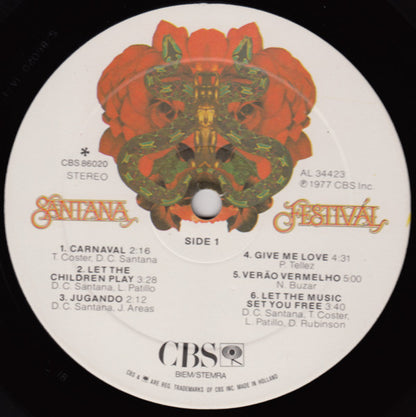 Santana : Festivál (LP, Album)