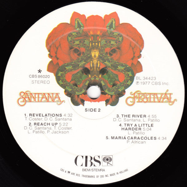 Santana : Festivál (LP, Album)