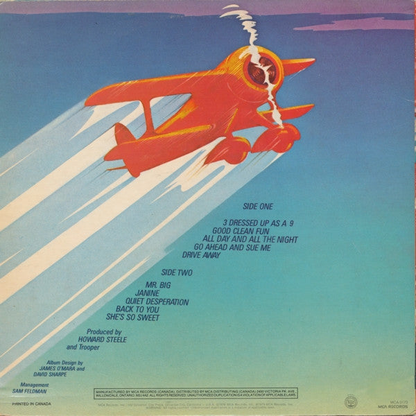 Trooper (4) : Flying Colors (LP, Album, Par)