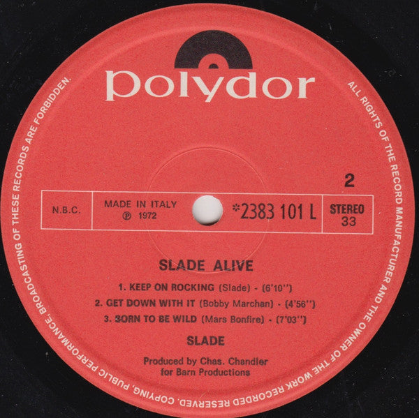 Slade : Slade Alive! (LP, Album)