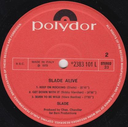 Slade : Slade Alive! (LP, Album)