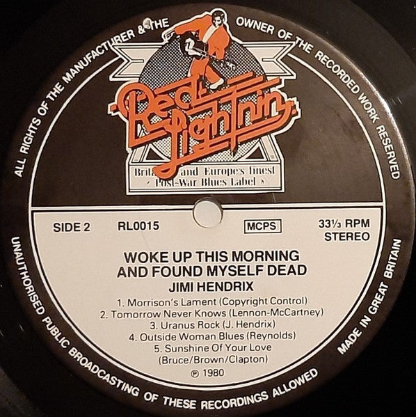 Jimi Hendrix : Woke Up This Morning And Found Myself Dead (LP, Album)