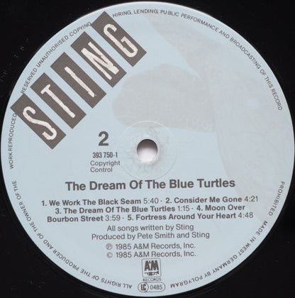 Sting : The Dream Of The Blue Turtles (LP, Album)