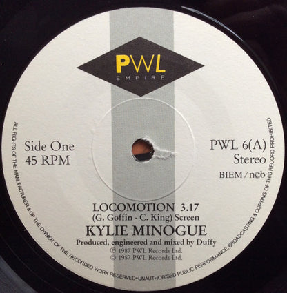 Kylie Minogue : The Loco-Motion (7", Single)