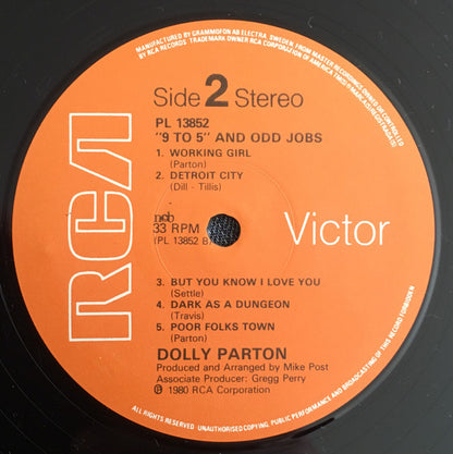 Dolly Parton : 9 To 5 And Odd Jobs (LP, Album)