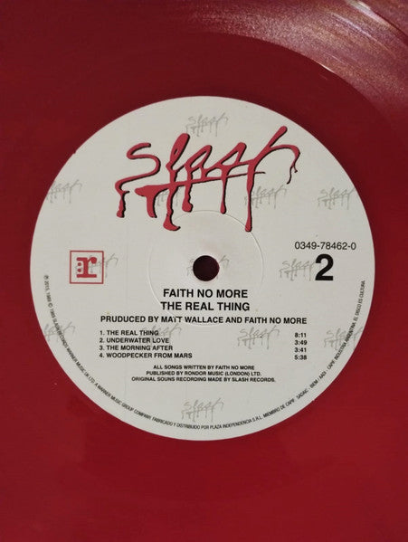 Faith No More : The Real Thing (LP, Album, RE, Red)