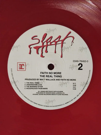 Faith No More : The Real Thing (LP, Album, RE, Red)