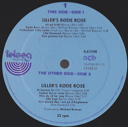 Liller* : Lillers Røde Rose (LP)