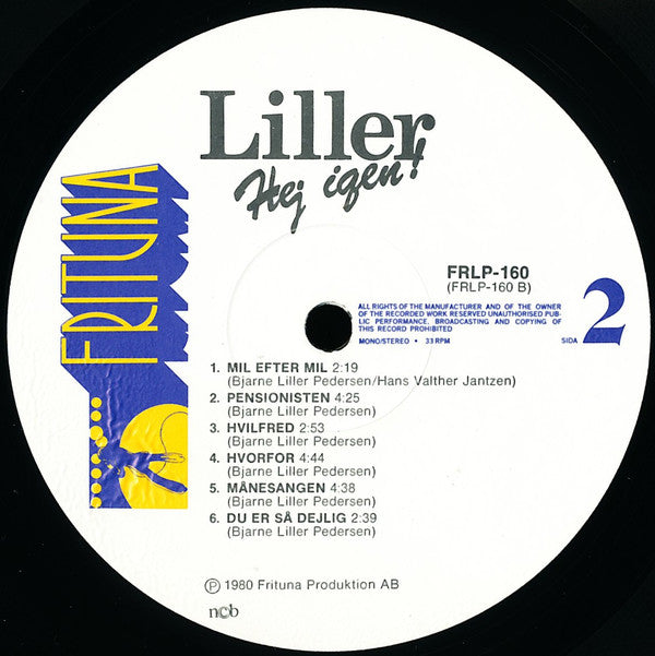 Liller* : Hej Igen! (LP, Album)
