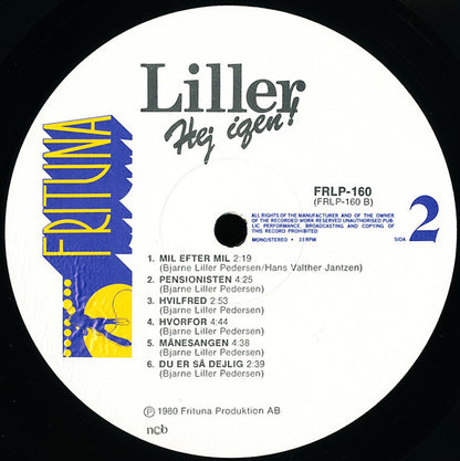 Liller* : Hej Igen! (LP, Album)