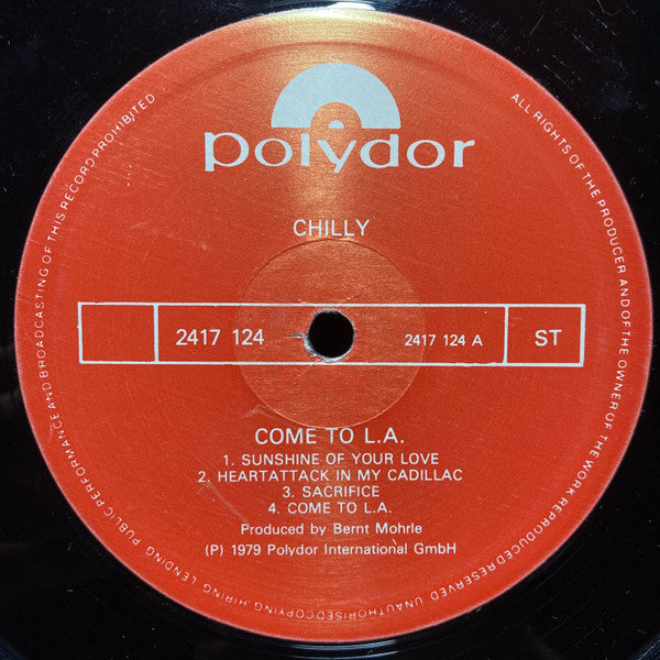 Chilly : Come To L.A. (LP, Album)