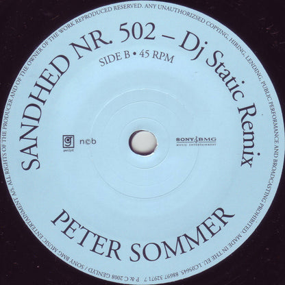 Peter Sommer : Sandhed Nr. 502 (7", Single, Ltd)