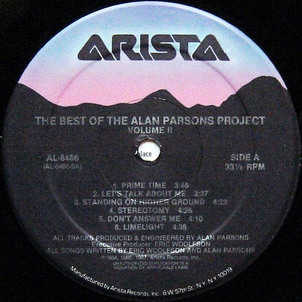 The Alan Parsons Project : The Best Of The Alan Parsons Project Volume 2 (LP, Comp)