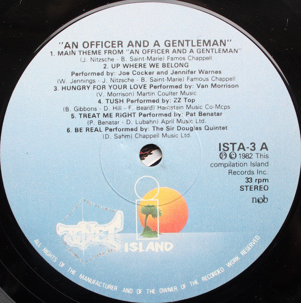 Various : An Officer And A Gentleman - Soundtrack (LP, Comp)