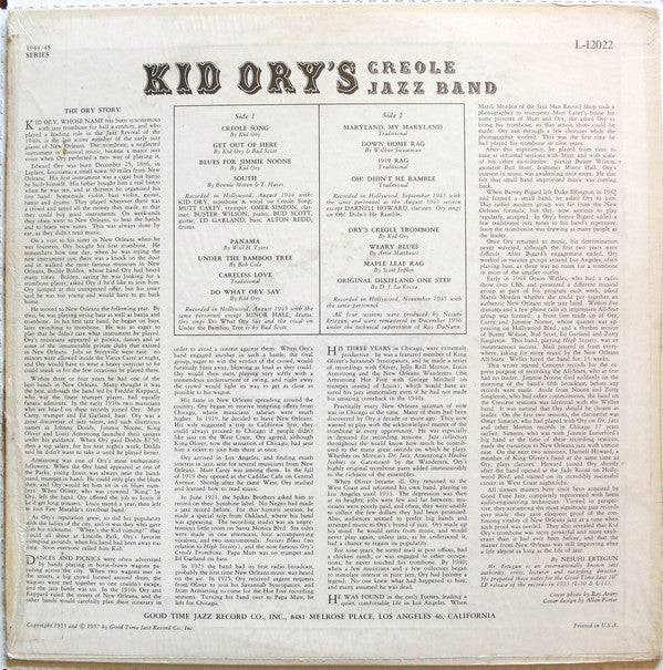 Kid Ory's Creole Jazz Band* : Tailgate! (LP)