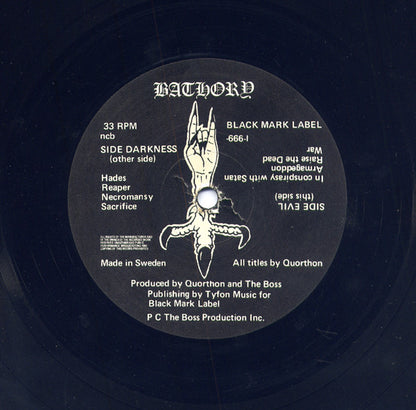 Bathory : Bathory (LP, Album, RP)