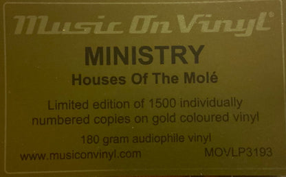 Ministry : Houses Of The Molé (2xLP, Album, Ltd, Num, RE, Gol)