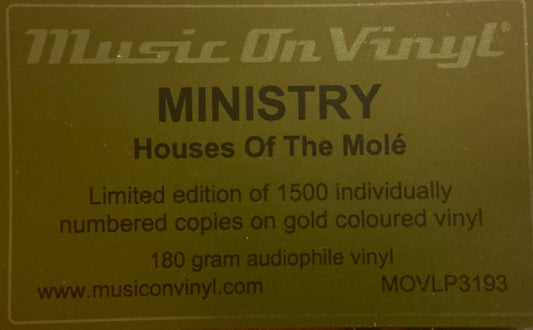 Ministry : Houses Of The Molé (2xLP, Album, Ltd, Num, RE, Gol)